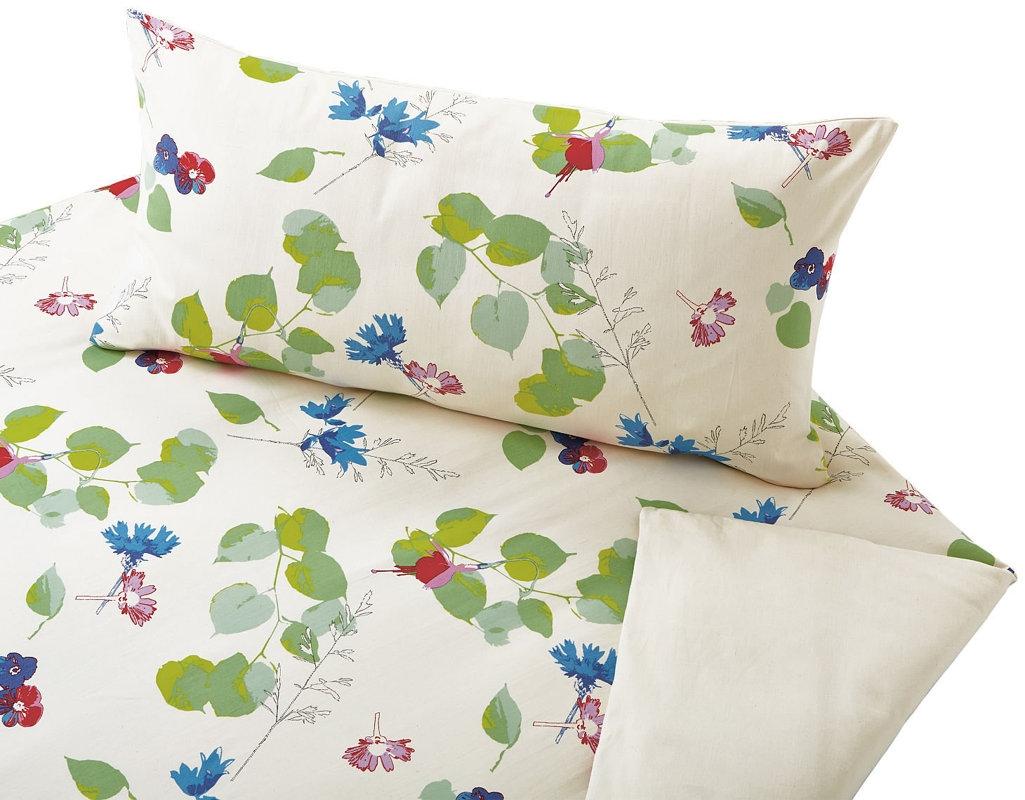 Posteljnina Flora saten 140x200, 50x70 Posteljnina Flora saten 140x200, 50x70