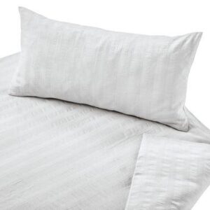 Posteljnina Crinkle bela smetana 140x200, 50x70