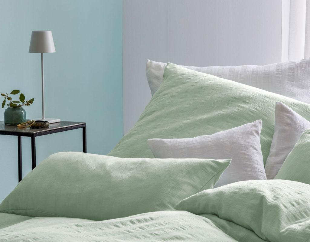 Posteljnina Crinkle salbei 140x200, 50x70 Posteljnina Crinkle salbei 140x200, 50x70