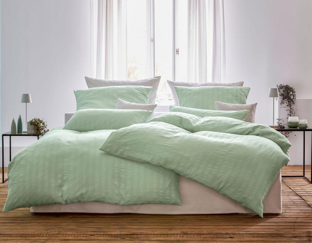 Posteljnina Crinkle salbei 140x200, 50x70 Posteljnina Crinkle salbei 140x200, 50x70
