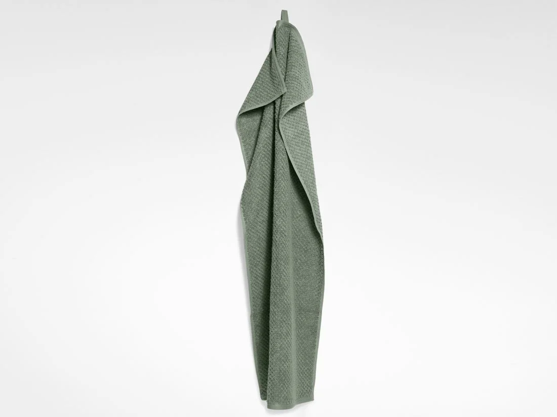 Brisača eko bombaž dots STONE GREEN