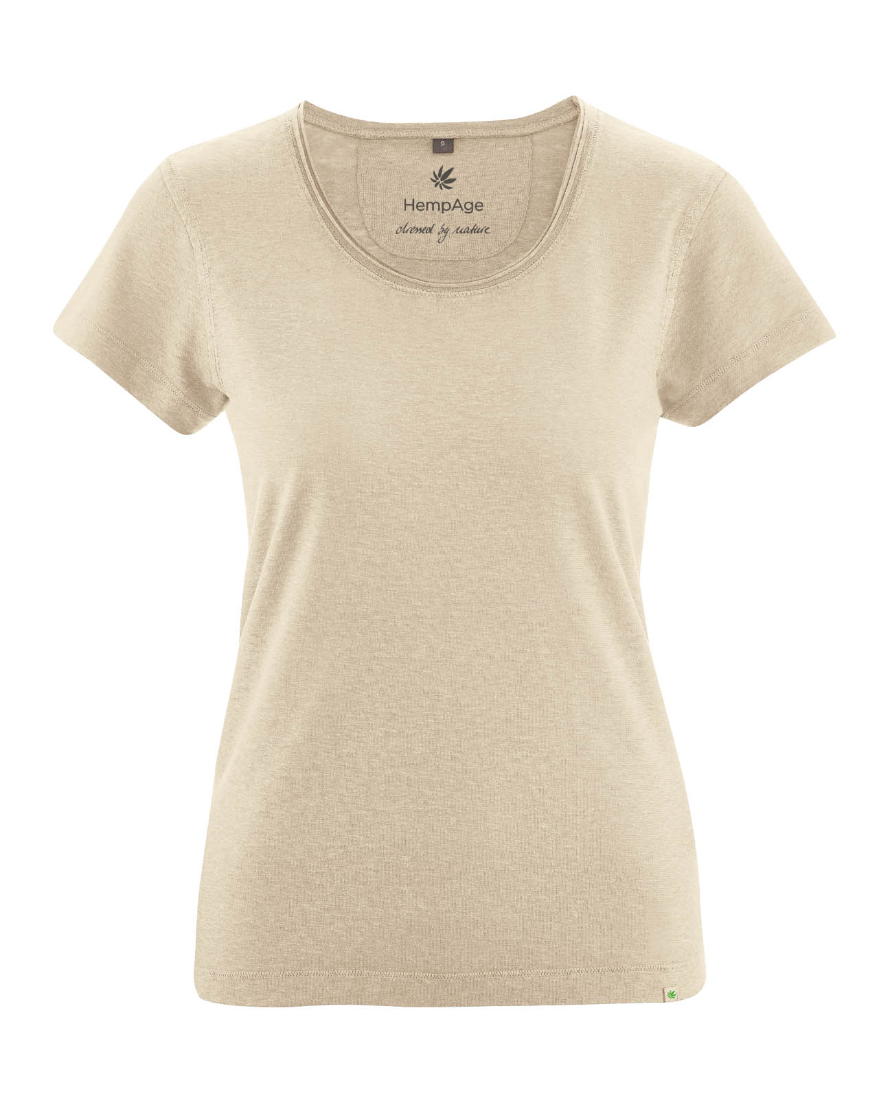 Ženska majica KR konoplja, bom. DH216 gobi
