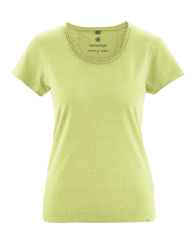 Ženska majica KR konoplja, bom. DH216 lind