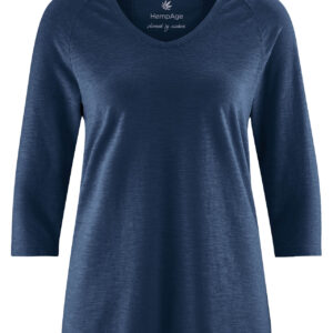 Ženska majica konoplja, bom. DH240 navy