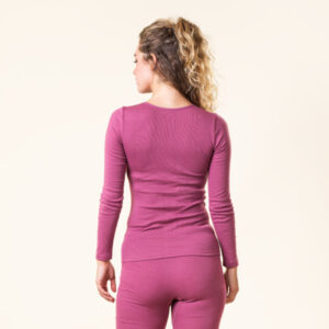 EKO Bombažna Ženska Majica DARK ROSE