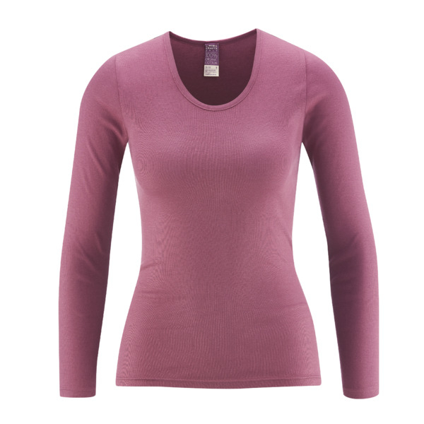 EKO Bombažna Ženska Majica DARK ROSE