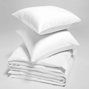 Posteljnina eko saten bombaž 240x220 snežno bela Posteljnina eko saten bombaž 240x220 snežno bela