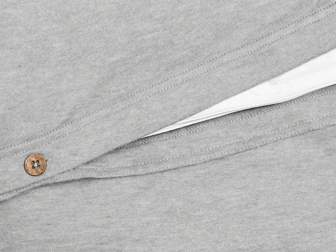 Otroška jersey posteljnina eko bombaž 100x135 SV.SIVA