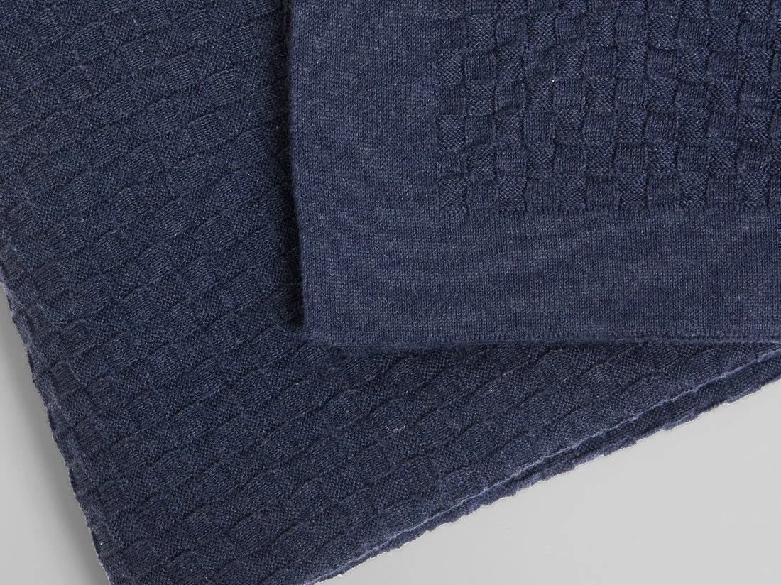 Deka iz 100% eko bombaža, 160x250, NAVY Deka iz 100% eko bombaža, 160x250, NAVY