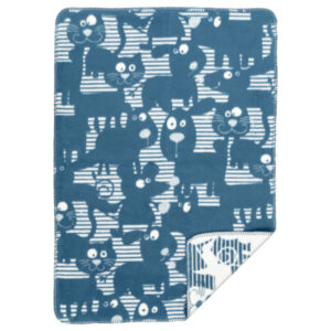 Odeja otroška eko bombaž MODRA 75x100,100x150