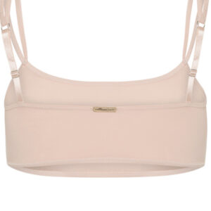 Eko Bombažni Top Nedrček, brez žičke ROZA