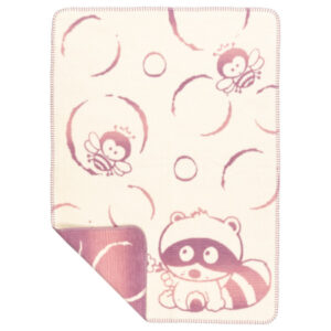 Odeja otroška eko bombaž Č VIJOLA 75x100