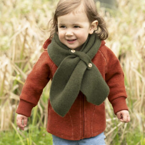 Otroški šal zelen- flis 100% volna unisize Otroški šal zelen- flis 100% volna unisize