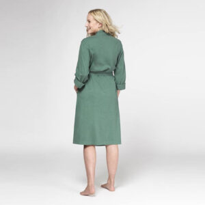 Kopalni plašč iz 100% eko bombaža zelen Kopalni plašč iz 100% eko bombaža zelen