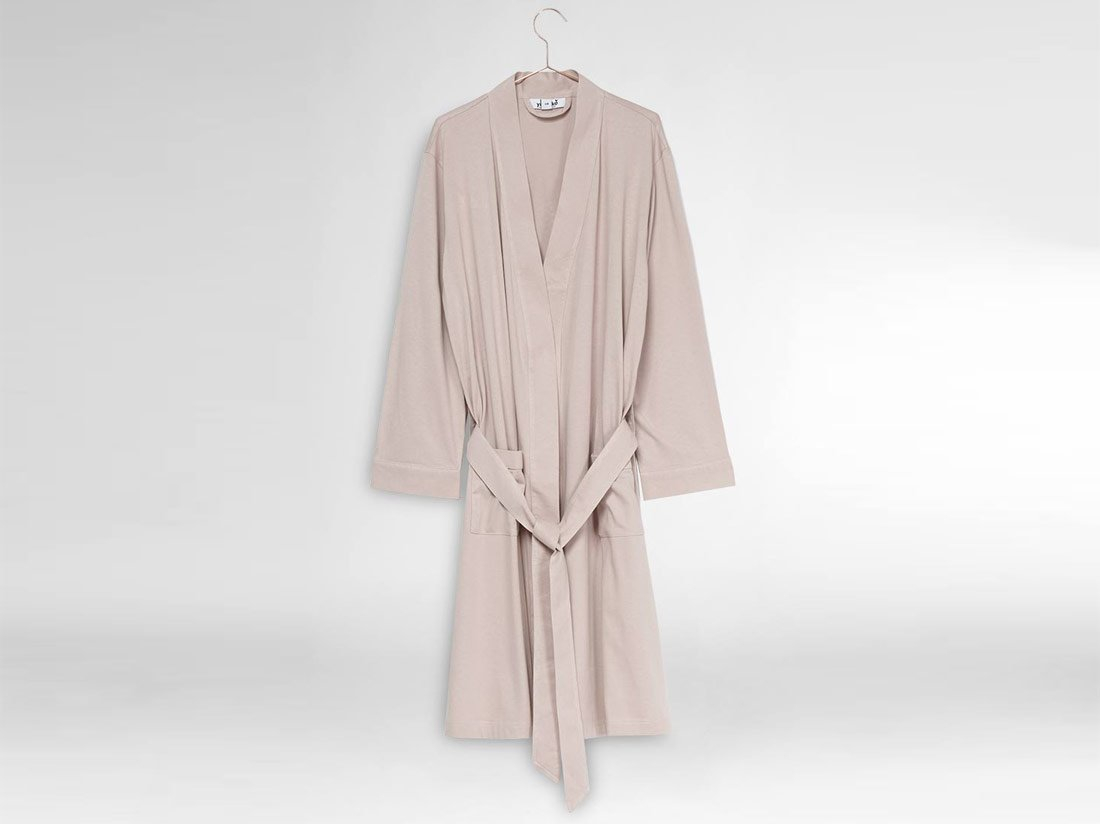 Kopalni plašč iz 100% eko bombaža roza Kopalni plašč iz 100% eko bombaža roza