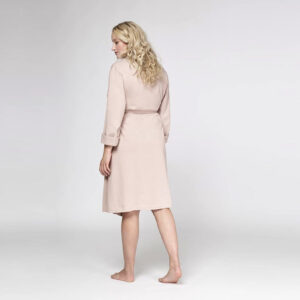 Kopalni plašč iz 100% eko bombaža roza Kopalni plašč iz 100% eko bombaža roza