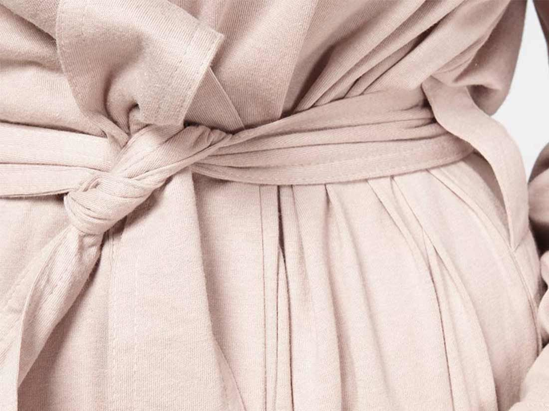 Kopalni plašč iz 100% eko bombaža roza Kopalni plašč iz 100% eko bombaža roza