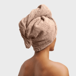 Brisača za lase- frotir roza