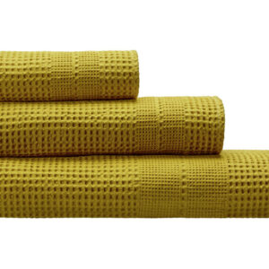 Brisača eko bombaž, waffel CURRY