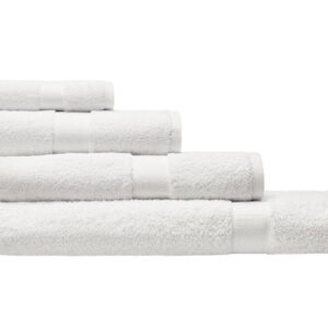 Brisača eko bombaž, frotir SMETANA BELA