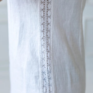 Obleka ženska 1243 100% lan, več barv in velikosti