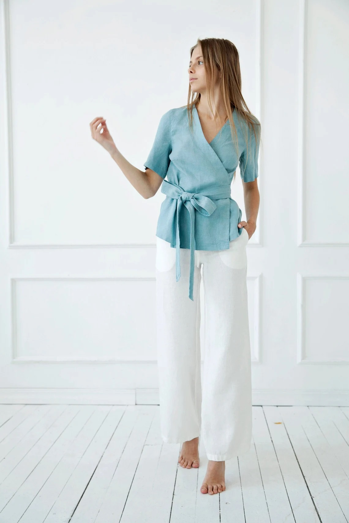 Srajca 1594 100% lan, več barv in velikosti Srajca 1594 100% lan, več barv in velikosti