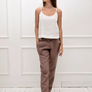 Top ženski 1507 100% lan, več barv in velikosti