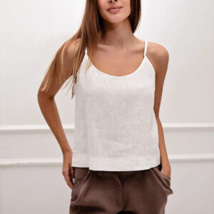 Top ženski 1507 100% lan, več barv in velikosti