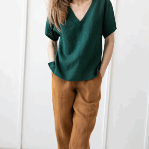 Tunika ženska 1505 100% lan, več barv in velikosti