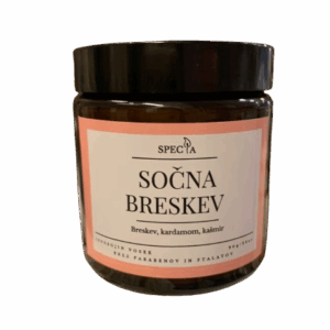 Dišeča sveča "Sočna breskev" 120ml. Dišeča sveča "Sočna breskev" 120ml.