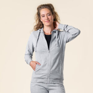 EKO Bombažna Ženska Jopica SIVA