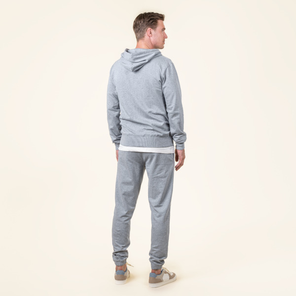 EKO Bombažna Moška Jopica SIVA