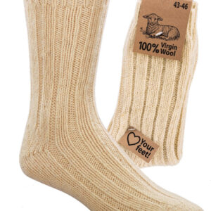 Eko nogavice 100% ovčja volna natur