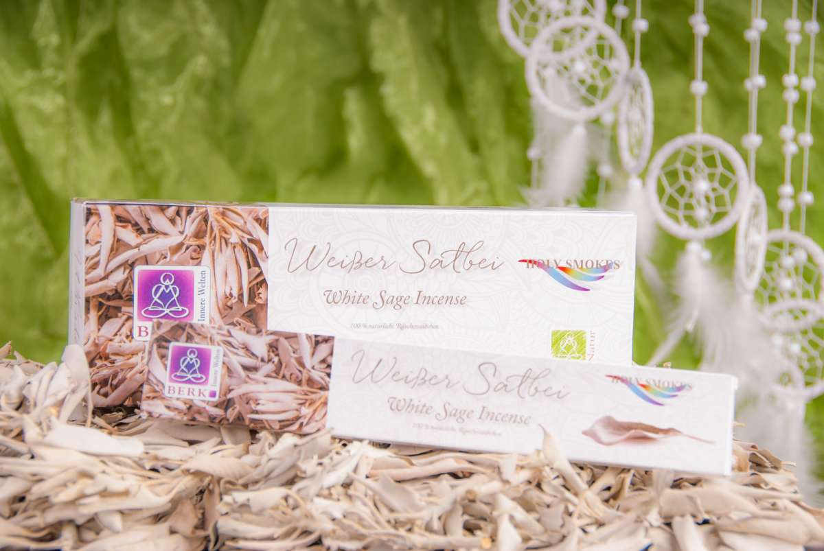 Kadilne paličice Beli žajbelj 10g. Kadilne paličice Beli žajbelj 10g.