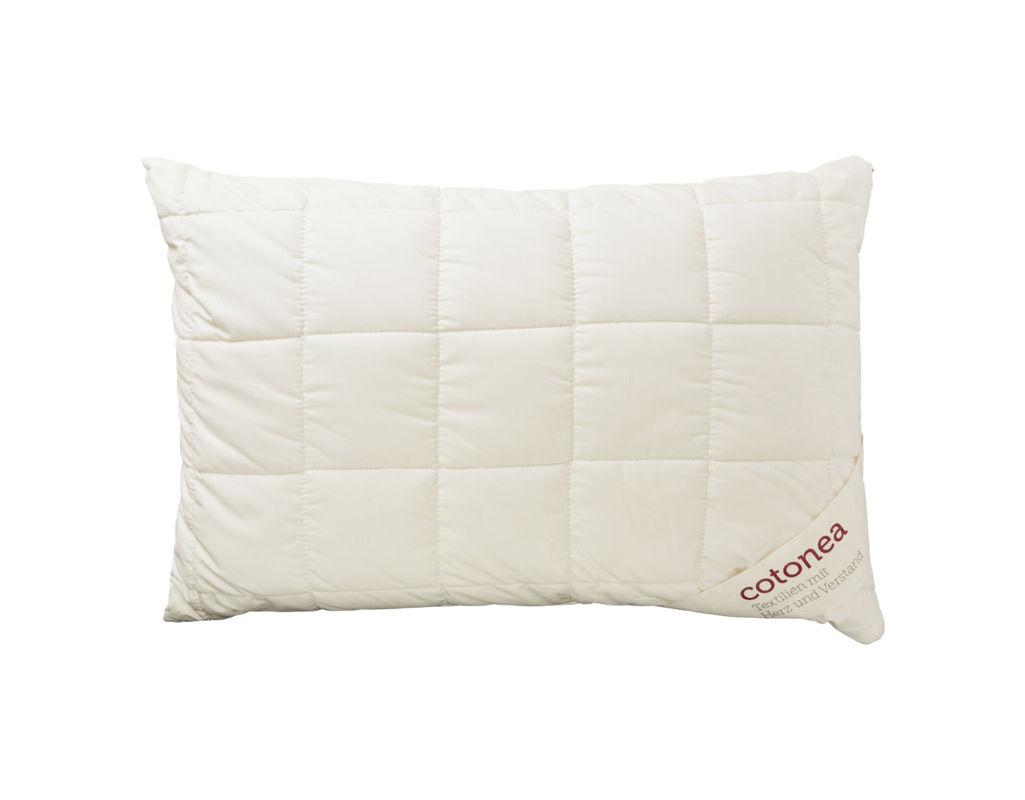 PUH Vzglavnik iz eko bombaža, polnjen z gosjim puhom