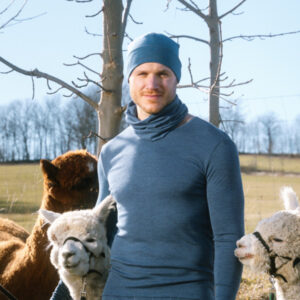 Tanjša kapa, volna, ekološki bombaž MODRA Tanjša kapa, volna, ekološki bombaž MODRA