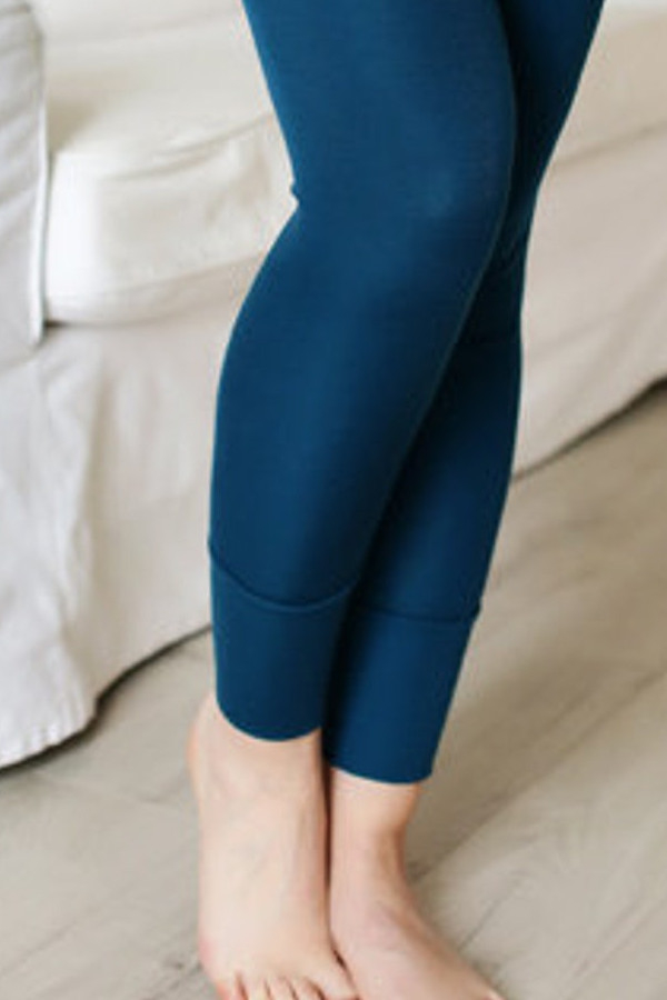 Ženske legice iz 100% volne TEMNO MODRE Ženske legice iz 100% volne TEMNO MODRE