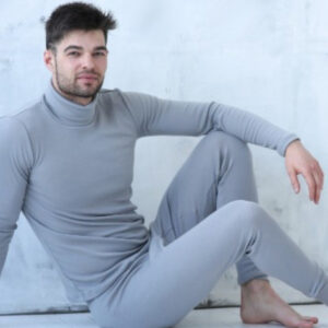 Moške legice iz 100% volne SIVE XS do XXXL