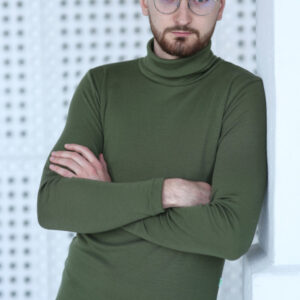 Moški puli iz 100% volne ZELEN XS do XXXL Moški puli iz 100% volne ZELEN XS do XXXL