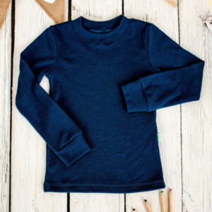 EKO Merino otroška majica DR PETROL MODRA od 62-116 EKO Merino otroška majica DR PETROL MODRA od 62-116