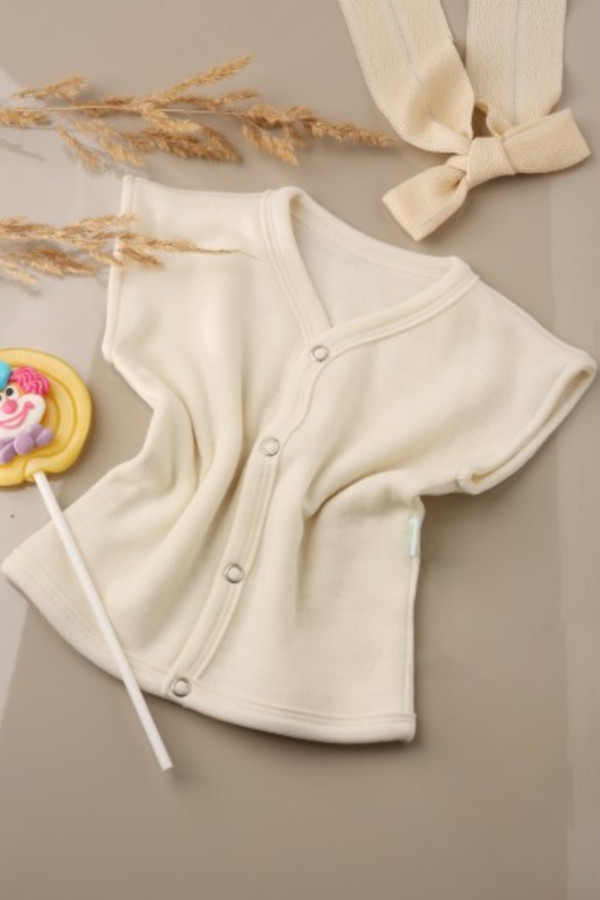 EKO Merino otroški brezrokavnik NATUR od 56-116 EKO Merino otroški brezrokavnik NATUR od 56-116