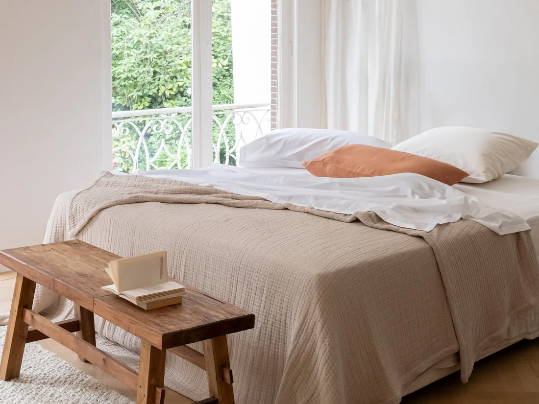 Deka iz 100% eko bombaža, 200x220 ali 240x260, TAUPE Deka iz 100% eko bombaža, 200x220 ali 240x260, TAUPE