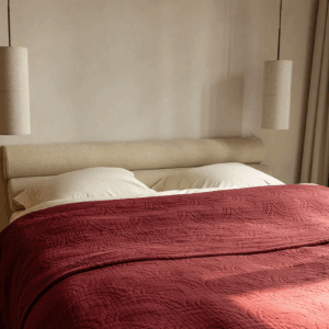 Deka iz 100% eko bombaža, 200x230,260x240, BORDO Deka iz 100% eko bombaža, 200x230,260x240, BORDO