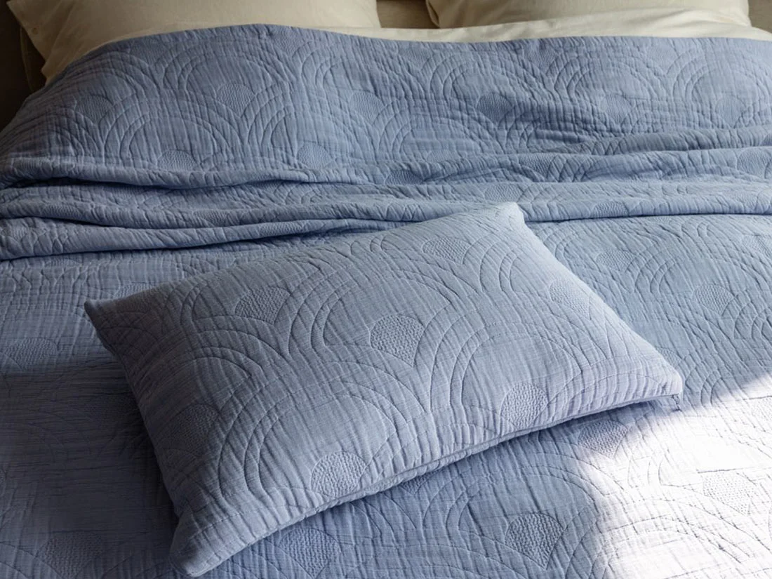 Deka iz 100% eko bombaža, 200x230,260x240, SIVKA MODRA Deka iz 100% eko bombaža, 200x230,260x240, SIVKA MODRA