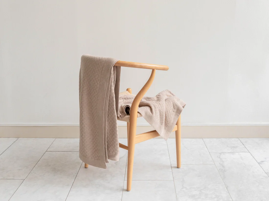 Deka iz 100% eko bombaža, 160x250, SAND Deka iz 100% eko bombaža, 160x250, SAND