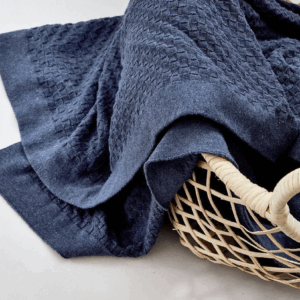 Deka iz 100% eko bombaža, 160x250, NAVY