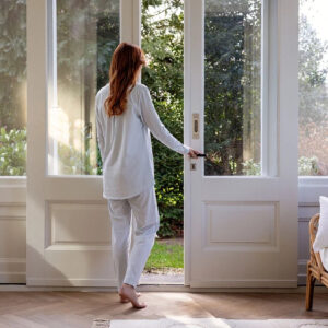 Zgornji del pižame iz eko bombaža, siv Zgornji del pižame iz eko bombaža, siv