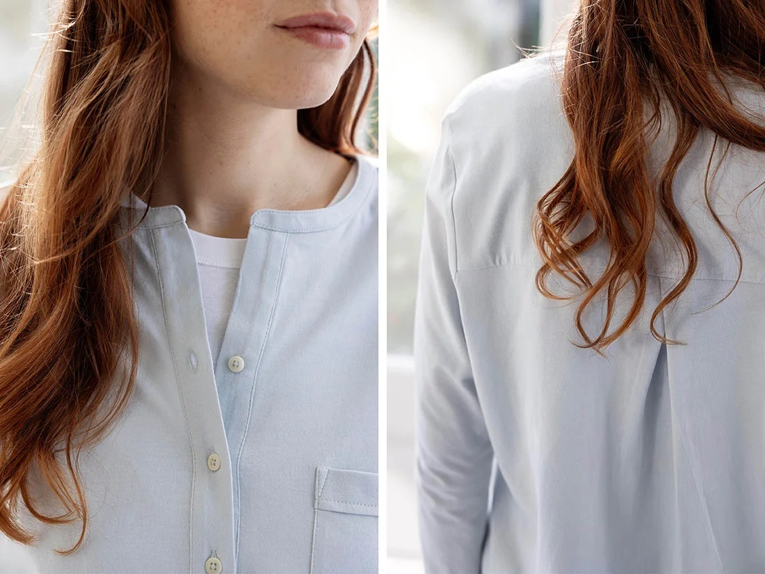 Zgornji del pižame iz eko bombaža, siv Zgornji del pižame iz eko bombaža, siv