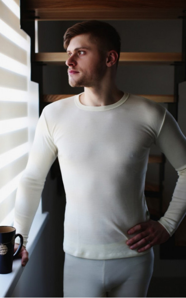 Moška majica DR iz 100% volne NATUR XS do XXXL Moška majica DR iz 100% volne NATUR XS do XXXL