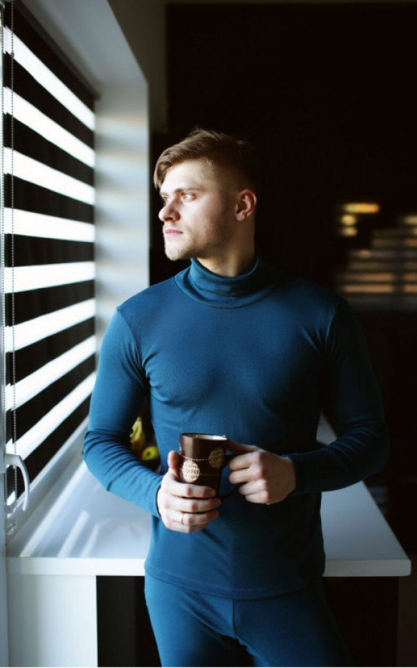 Moški puli iz 100% volne PETROL XS do XXXL Moški puli iz 100% volne PETROL XS do XXXL